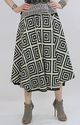 Vintage 80s Hippie Boho Geometric ethnic maxi dres