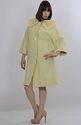 Vtg 60s cocktail party Cashmere wool blonde mink c