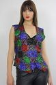 Vtg 80s Encrusted flapper deco sequin beaded party