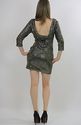 Vintage 80s 90s Gold Metallic Sequin beaded Deco C