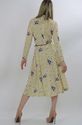 Vintage 70s Sheer Abstract floral High waist boho 