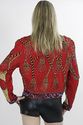 Vtg 80s silk sequin encrusted beaded deco party to