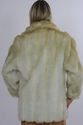 Vintage  70s 80s Hippie Boho Chub Beige Faux Fur C