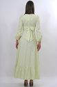 Vintage 60s Gunne Sax Boho Hippie Prairie long par