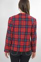 Vintage 70s Red Wool Pendelton Tartan Plaid Boho D