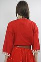 Vintage 70s Boho Hippie Prairie peasant dress top 
