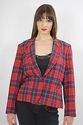 Vintage 70s Red Wool Pendelton Tartan Plaid Boho D