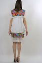 Vintage 60s Hippie Boho heavily embroidered floral
