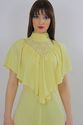 Vintage 70s Sheer Grecian Goddess Gypsy Boho Drape