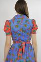 Vintage 70s Hippie Boho prairie peasant mini dress