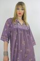 Vintage 70s Boho Prairie Hippie floral border Gyps