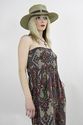 Vintage 90s Boho Hippie Paisley print party maxi d