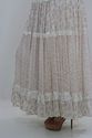 Vintage 70s Gunne Sax tiered sheer mini floral boh
