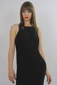 Vtg 80s Silk sequin beaded art deco boho party max