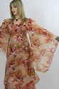 Vintage 70s SHEER boho hippie Party maxi dress Caf