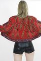 Vtg 80s silk sequin encrusted beaded deco party to