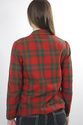 Vtg 80s Bold Abstract Tartan Plaid Boho Draped  Wo