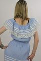 Vintage 70s Hippie Prairie peasant Boho party maxi