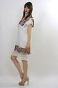 Vintage 60s Hippie Boho heavily embroidered floral