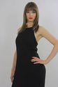 Vtg 80s Silk sequin beaded art deco boho party max