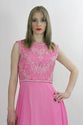 Vintage 60s SHEER sequin beaded deco party mini dr