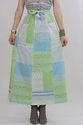 Vintage 70s Hippie  Boho Prairie patchwork long Ma