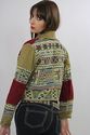 Vintage 80s ethnic tribal southwestern boho croppe