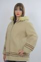 Vtg 70s Boho Hippie wool Eskimo Coat Hudson Bay Ca