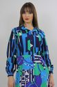 LANVIN Vintage 60s Boho Hippie Mod designer maxi s