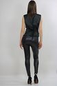 Vtg 80s Encrusted flapper deco sequin beaded party