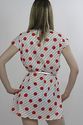 Vintage 60s Mod Abstract Geometric Polka dot Dolly