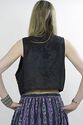 Vtg 70s Southwestern Boho woven EthnicTribal Vest 