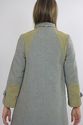 Vintage 70s BOHO Hippie MOD color block wool coat 