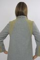 Vintage 70s BOHO Hippie MOD color block wool coat 