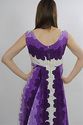 Vintage 70s Abstract Purple Hawaiian Floral festiv