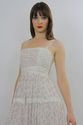Vintage 70s Gunne Sax tiered sheer mini floral boh