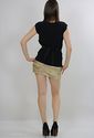 Vtg 80s gold metallic sequin beaded party dress ve