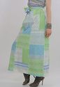 Vintage 70s Hippie  Boho Prairie patchwork long Ma