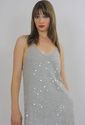 Vintage 90s sequin beaded draped stretch knit part