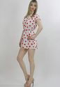 Vintage 60s Mod Abstract Geometric Polka dot Dolly
