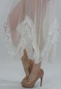 Bridal chemise slip corset top wedding negligee Vi