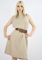  Vintage 60s Boho secretary mod dolly mini Dress s
