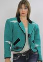 Vtg 80s Southwestern boho hippie ethnic woven west