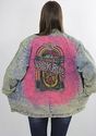 Vtg 80s painted Jukebox Studded Rock N Roll acid w