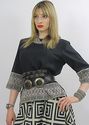 Vintage 70s Hippie boho ethnic dress top tunic shi