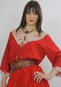 Vintage 70s Boho Hippie Prairie peasant dress top 