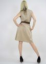  Vintage 60s Boho secretary mod dolly mini Dress s