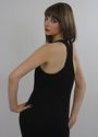 Vtg 80s Silk sequin beaded art deco boho party max