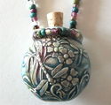 Dragonfly Raku Tachyon-energized Aromatherapy Pend