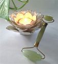 Jade Massage Roller, Lotus Candleholder, Matcha Le